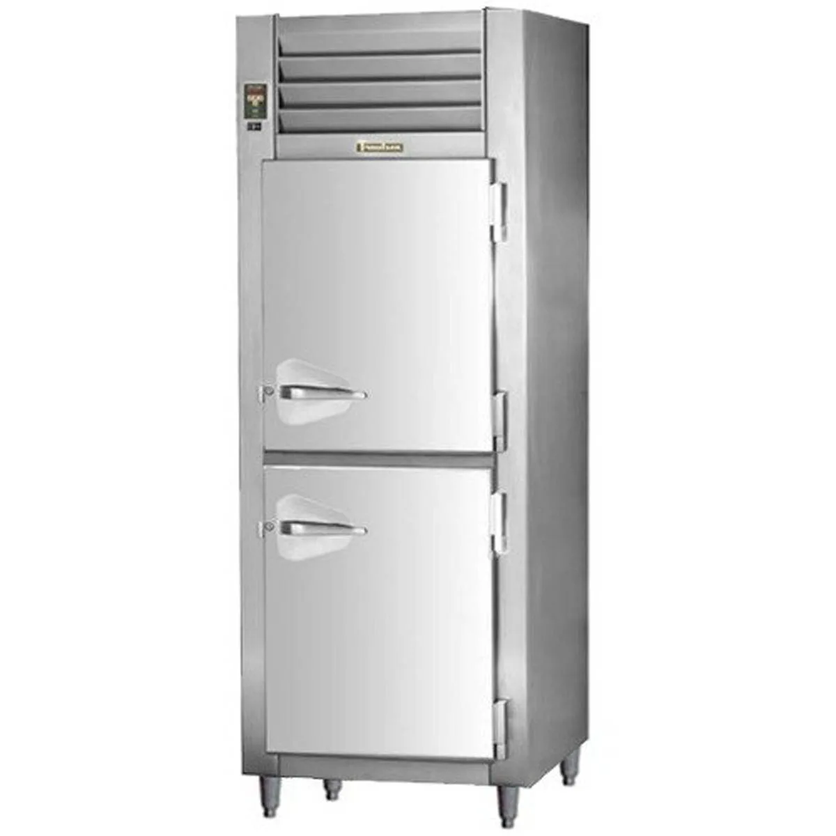 Traulsen RHT132W-HHS 30" 1-Section Reach-In Refrigerator w/ 2 Solid Half-Doors, Remote, 23.43 cu. ft.