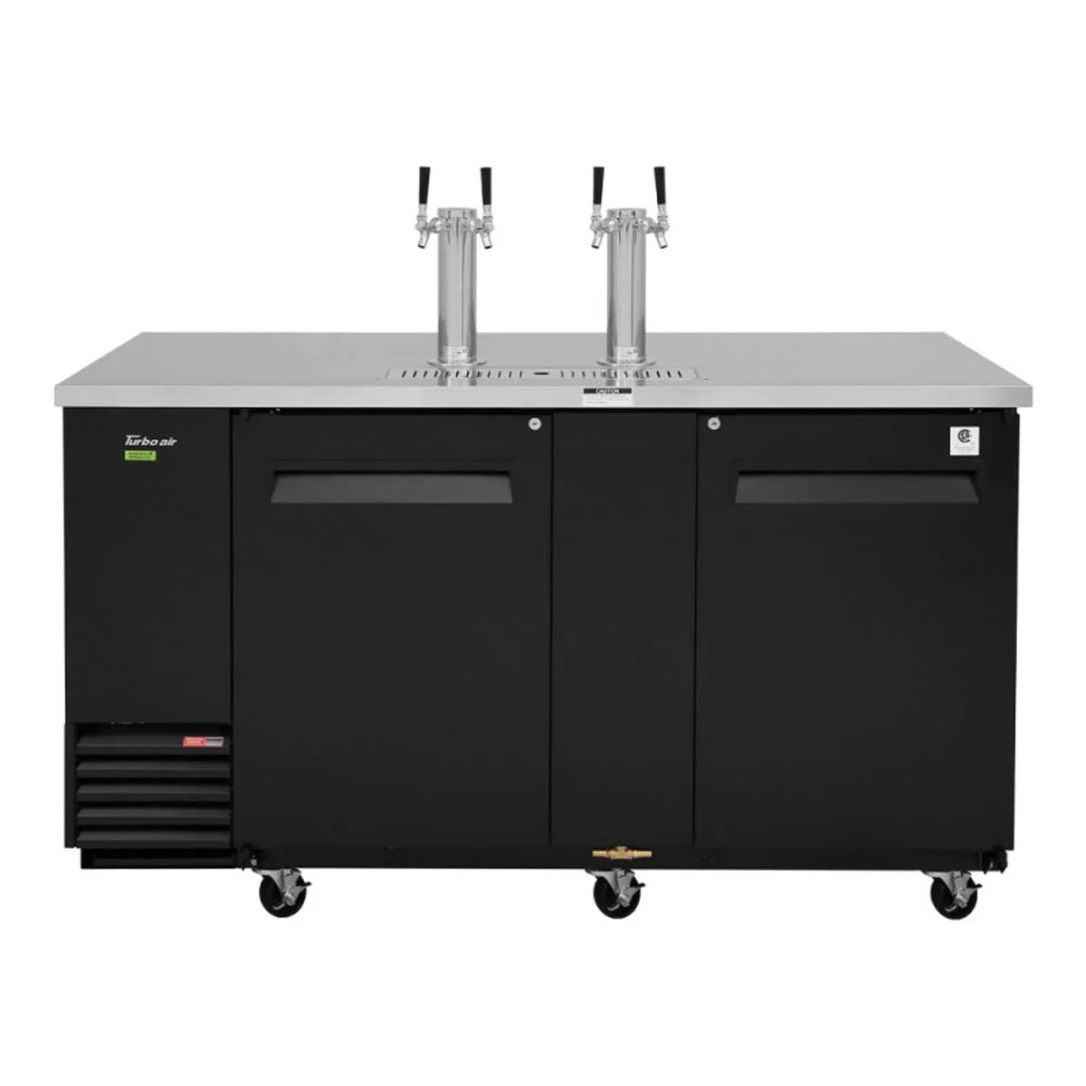 Turbo Air TBD-3SBD-N6 69" 2 Columns / Towers Super Deluxe Beer Dispenser