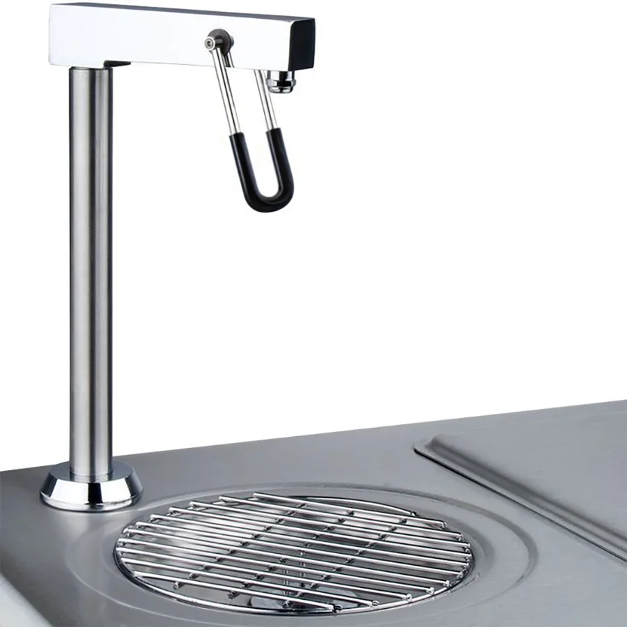 Delfield 204 Drop-in Water Station with Ice Bin, 45 lb Capacity, Glass Filler