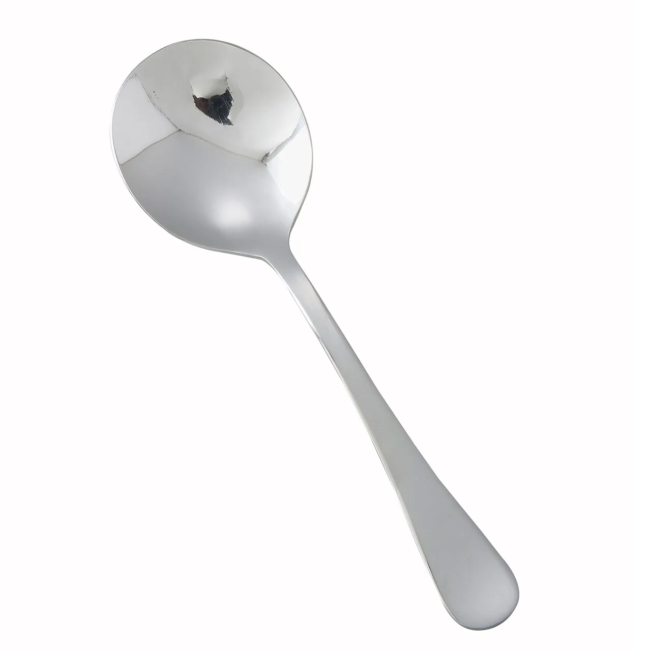Winco 0026-04 Elite Bouillon Spoon, 5-7/8" Length, 18/0 Stainless Steel, Mirror Finish - 1 Dozen