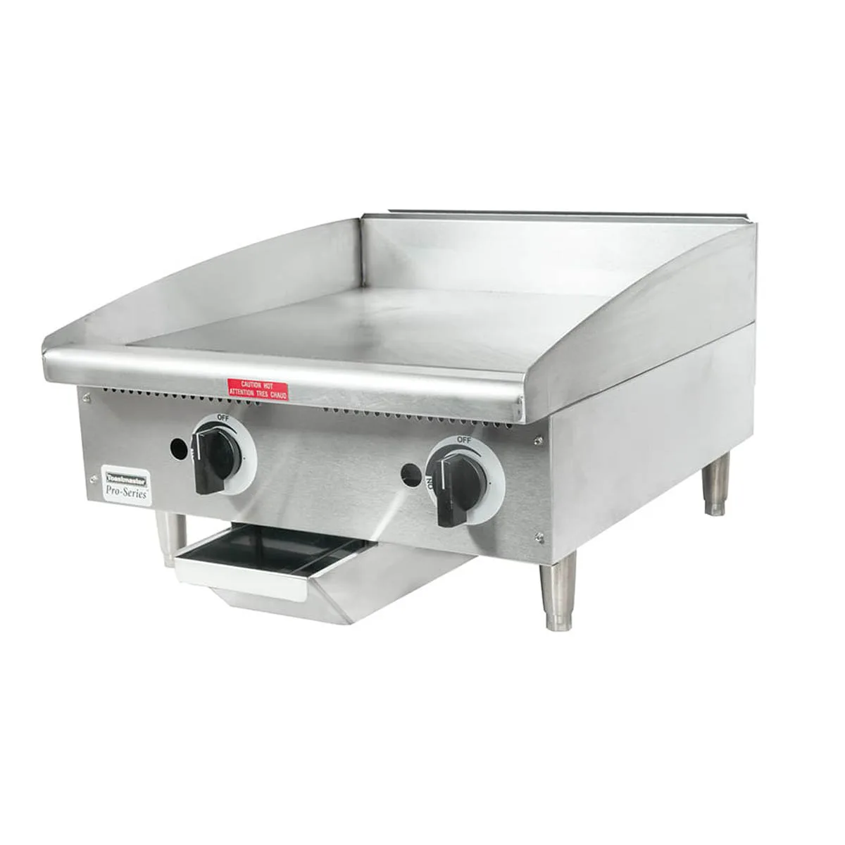 Toastmaster TMGM24 24" Countertop Manual Gas Griddle, 3/4" Steel Plate, 40.000 BTU