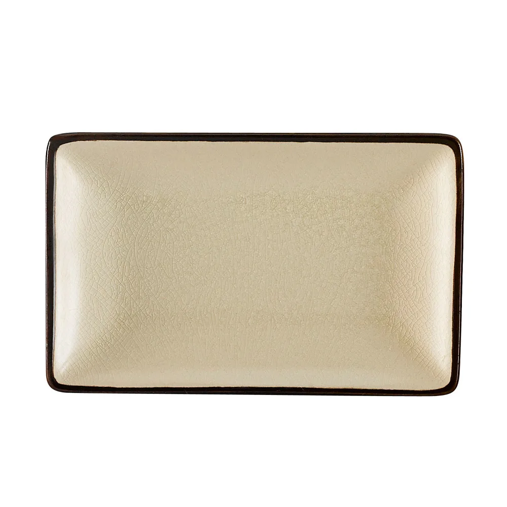 CAC China 666-33-W White Ceramic Platter, 5"L x 3-1/2"W x 1"H, Oven, Microwave Safe - Dozen