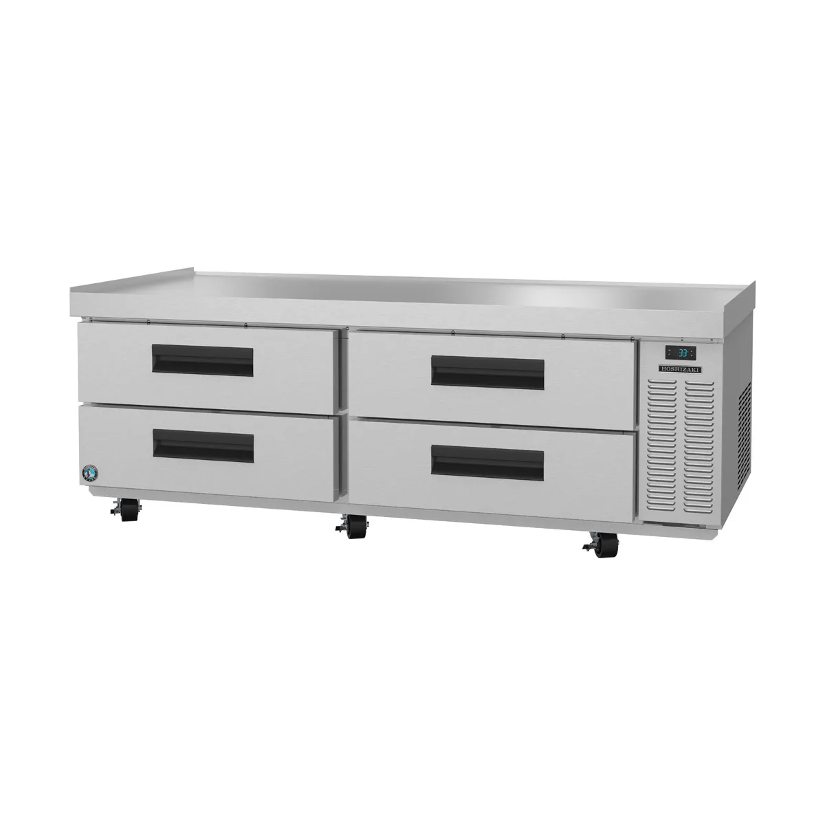 Hoshizaki CR72A 72" 4 Drawers Refrigerated Chef Base, (8) 12" x 20" Pan Capacity