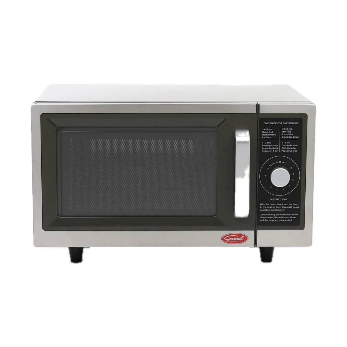 General GEW1000D 1000 Watts Commercial Microwave Oven w/ Dial Controls, Single Power Level