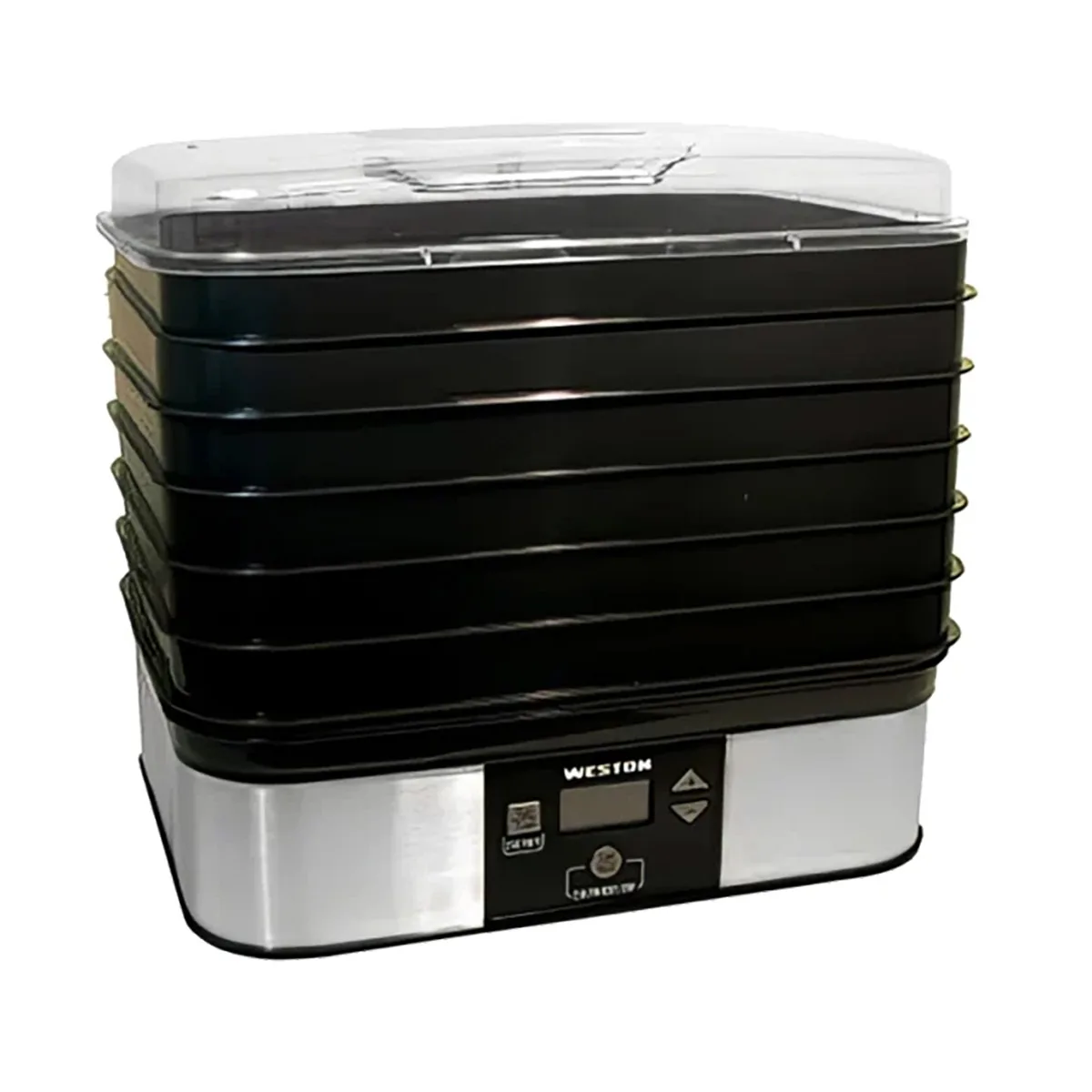 Hamilton Beach 75-0401-W Weston Digital Dehydrator, Single Zone, 6 Trays, 500W, 120V