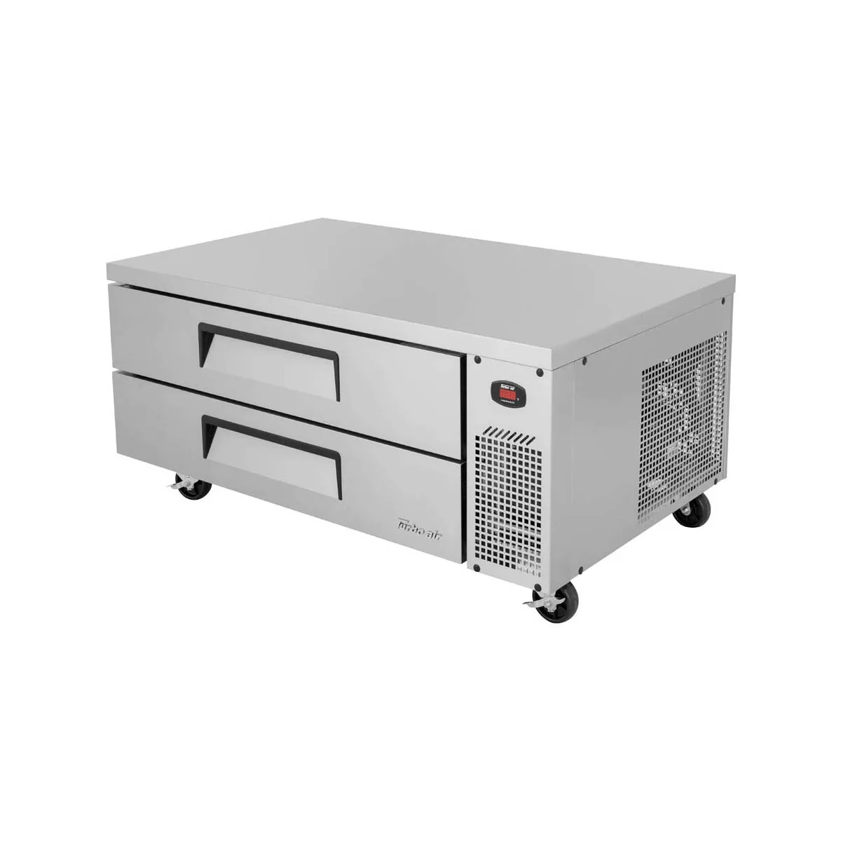 Turbo Air TCBE-52SDR-N 52" 2 Drawers Super Deluxe Chef Base Refrigerator, Flat Top, 9 cu. ft.
