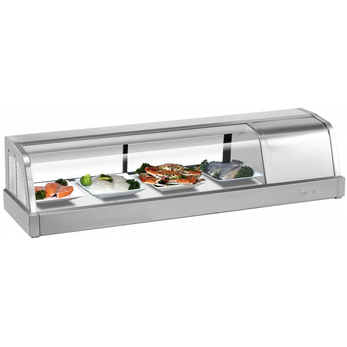 Turbo Air SAK-50R-N 48" Countertop Refrigerated Sushi Display Case, Right Compressor