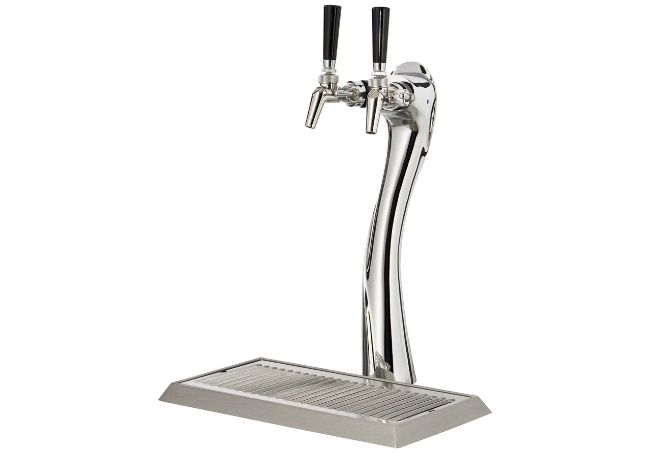 Perlick 67945W-2L-R Lucky Tower Style Wine Dispenser Kits, 2 Faucets