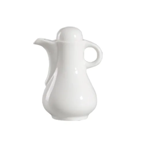 CAC China 101-VB Vinegar Bottle 6 oz 4½"L x 1¾"W x 4¾"H Bone White Dishwasher Safe - 1 Dozen