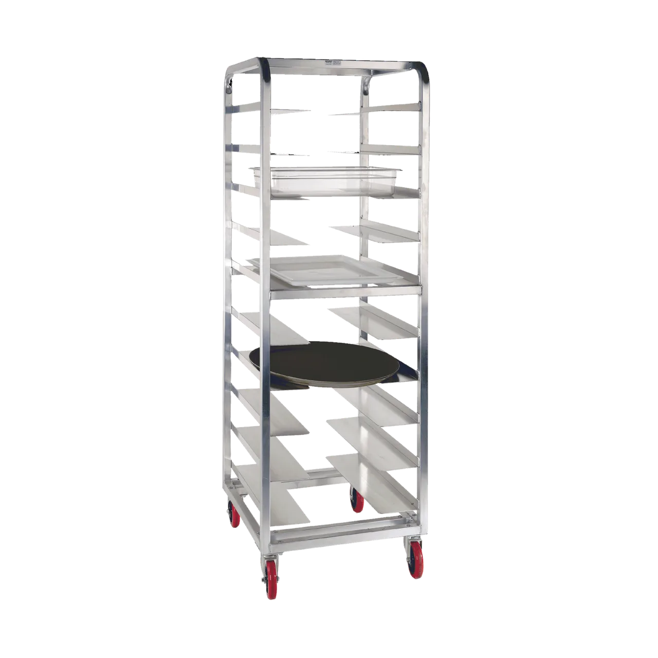 Winholt UAR-1023 10 Pan Aluminum Universal Bun / Sheet Pan Rack, Assembled