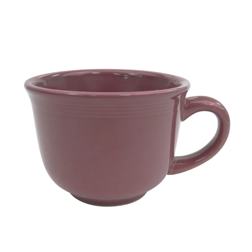CAC China TG-1-PLM - Tango 7.5 oz Porcelain Coffee Cup, 3½" Dia x 2¾" H, Dishwasher Safe - 1 Dozen