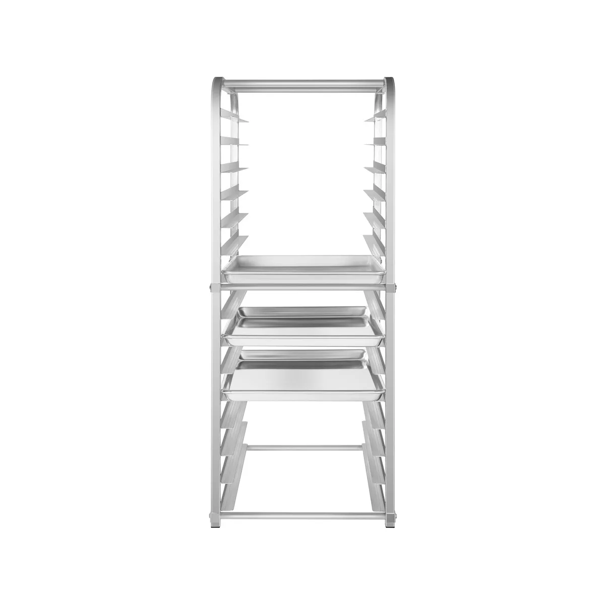 Atosa USA MPRA-15 15 Pan Stainless Steel End Load Reach-In Refrigerator Sheet Pan Rack - Full Size