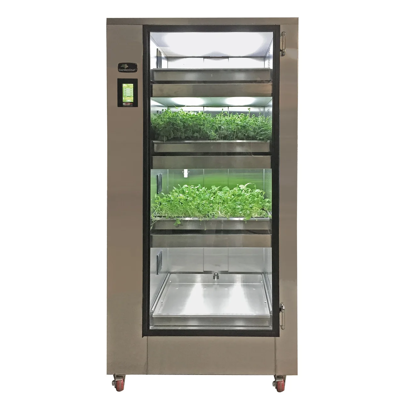 Carter-Hoffmann GC41 Gardenchef Herb Growing Cabinet, 37" 4-Zone, Stainless Steel, Touchscreen, 120V