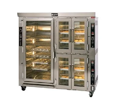 Doyon JAOP12SL Two Section Jet Air Electric Oven Proofer Combo with Side Pan Loading