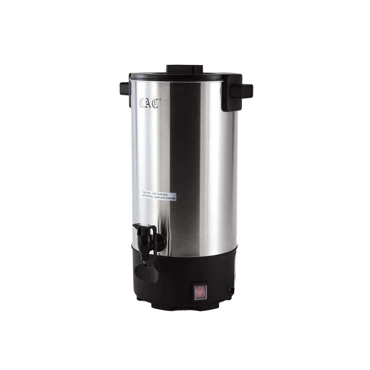 CAC China BVCM-40 Urn Coffee Maker, 40 Cup/6L - 7-1/2" Dia. X 16-1/2"H - 950W / 110-120V