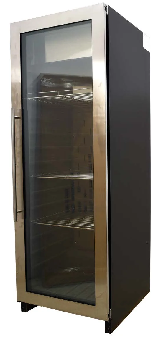 Omcan USA 47101 Aurora Dry Aging Cabinet – 23‑1/2" W, 132‑165 lb Load, 12.47 cu.ft, 33.8‑77°F, 3 Shelves, R600a, 120V