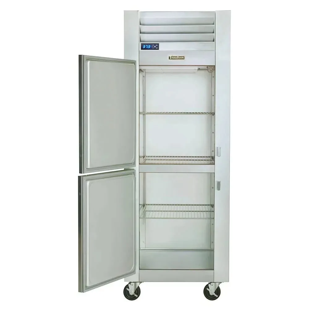 Traulsen G10005P 30" 1-Section Pass-Thru Refrigerator w/ 4 Half Solid Doors (left/right hinged), Top Mount, 24.72 cu. ft.