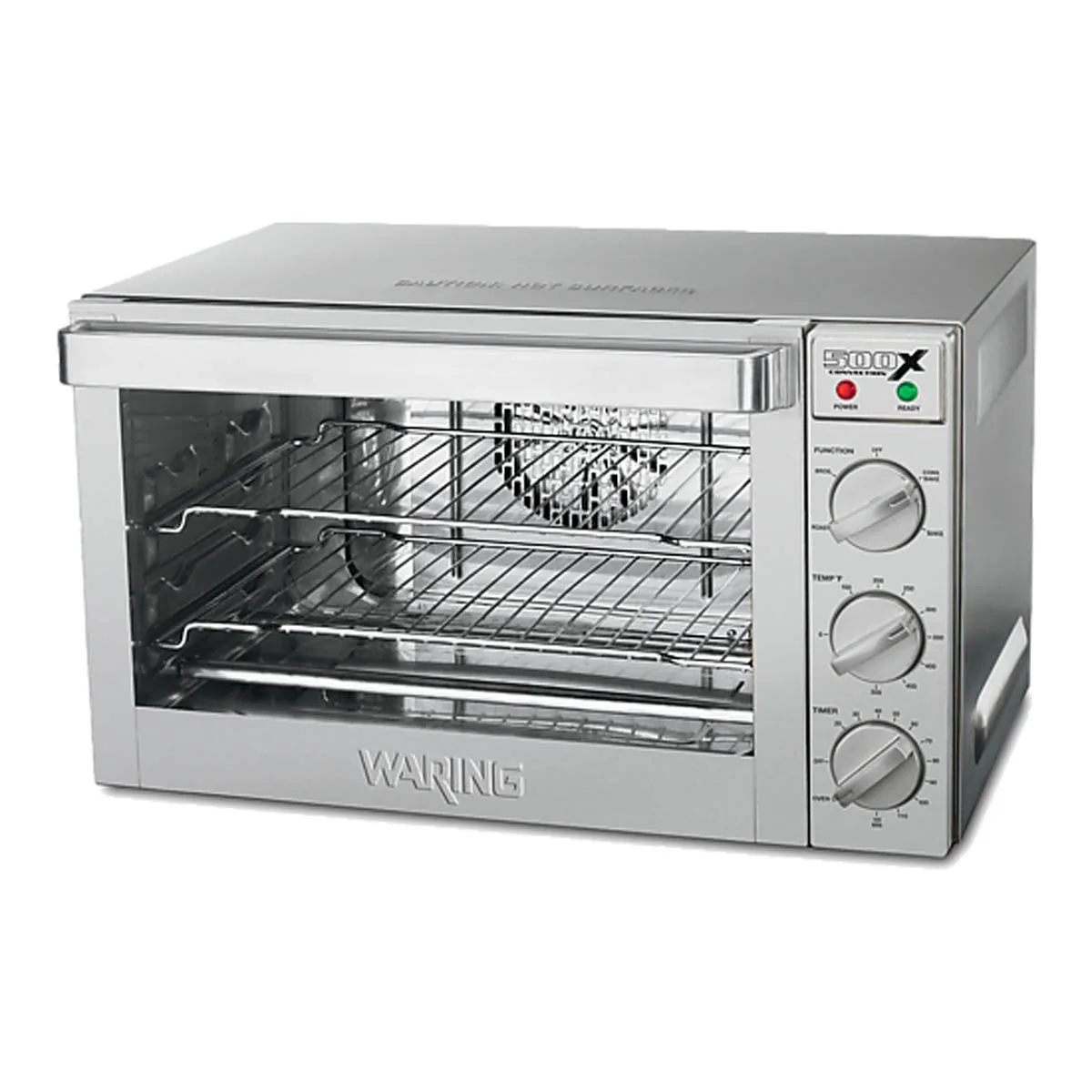 Waring WCO500X Single-Deck Half-Size Electric Convection Oven w/ Manual Controls, 4-Pan