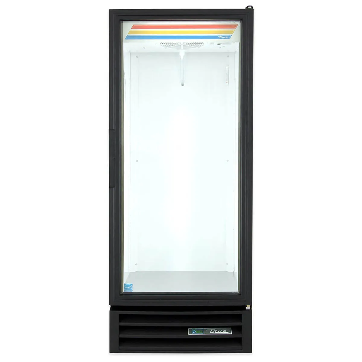 True GDM-12-HC~TSL01 24" 1-Section Glass Door Refrigerated Merchandiser in Black, 12 Cu. Ft.