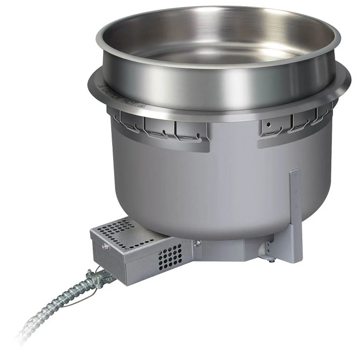 Hatco HWBH-11QT Drop-In Heated Well, Round, Uninsulated, 11 Quart, Top Mounted