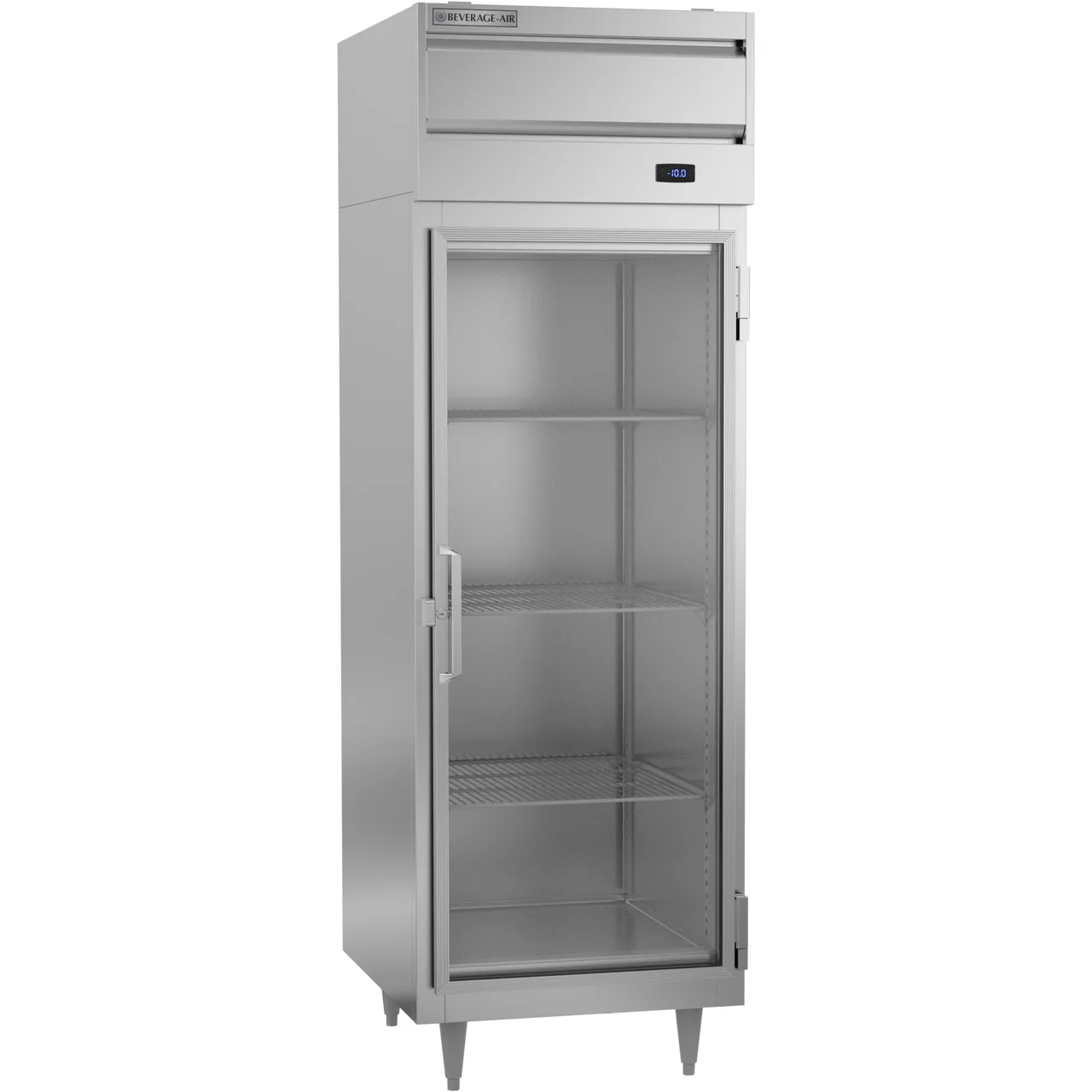 Beverage Air PF1HC-1BG 26" One Section Reach-In Freezer w/ Glass Door, Aluminum Interior, 21 cu. ft.