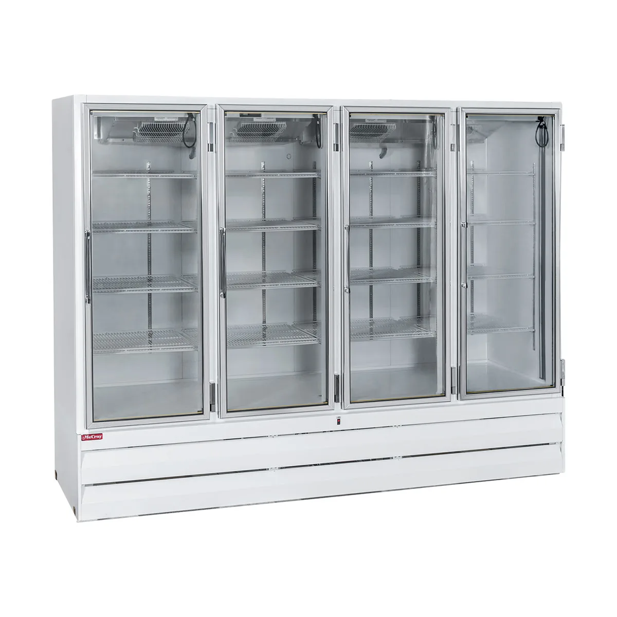 Howard-McCray GF102BM-FF 103" 4 Glass Door Freezer Merchandiser in White, 102 cu. ft.