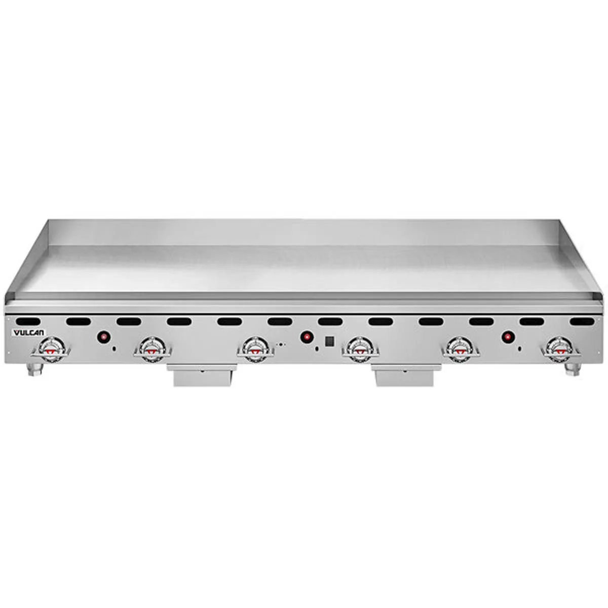 Vulcan MSA72-30 72" Countertop Gas Griddle, Snap-Action Thermostat, 30" Deep, 162.000 BTU