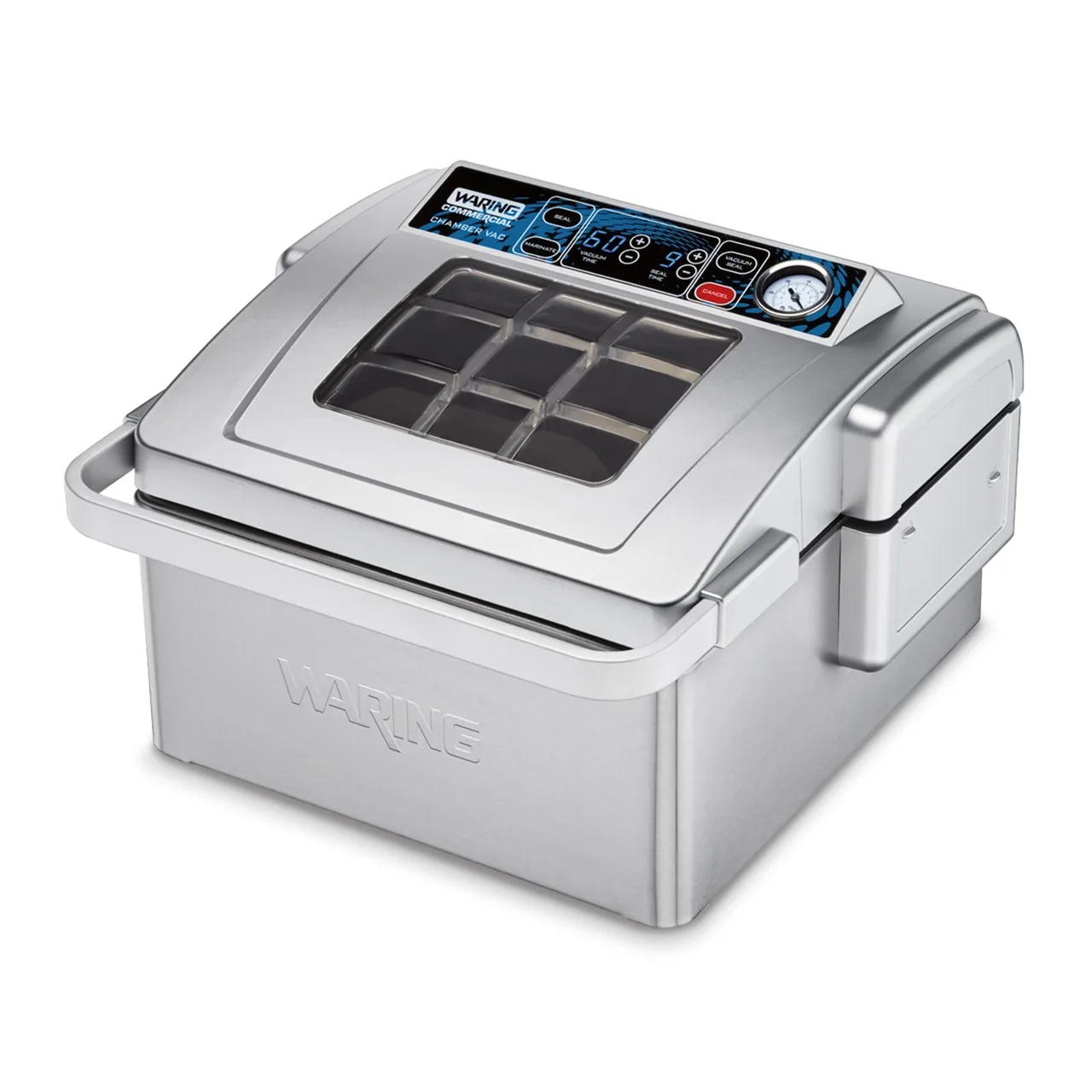 Waring WCV300 Countertop Vacuum Food Packaging Machine,Touchpad Controls - Open box