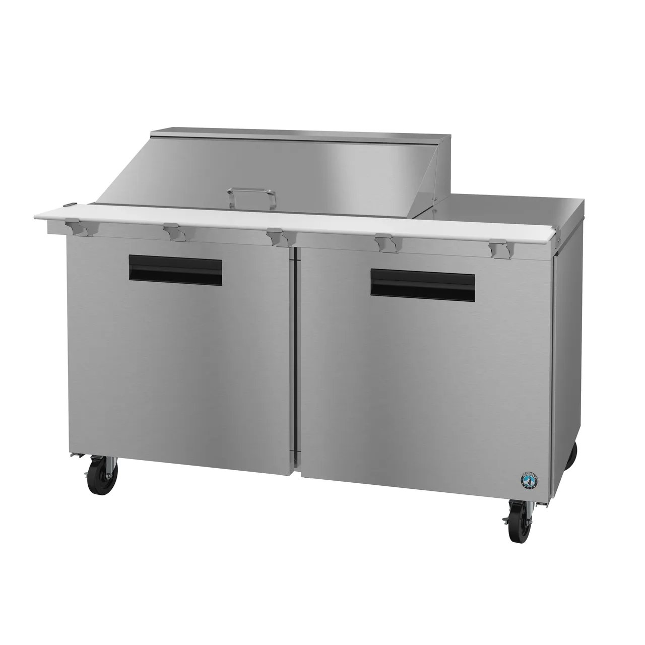 Hoshizaki SR60B-18M 60" Two Section Mega Top Sandwich / Salad Prep Table w/ 2 Doors, 18 Pans