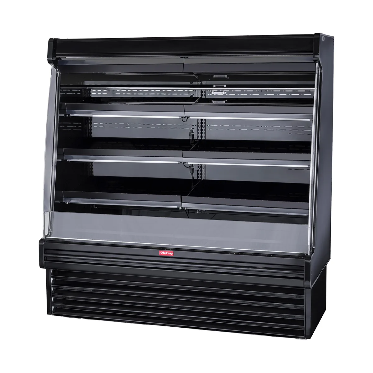 Howard-McCray R-OP35E-12S-B-LED 147" Remote Refrigerated Produce Display Case, Black