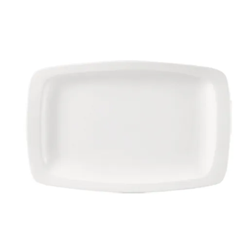 CACChina RCN-RP87 Platter, 15" x 10" x 1" Porcelain White, Dishwasher/Oven/MW Safe - Dozen