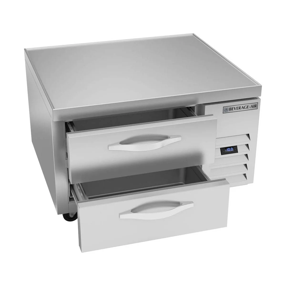 Beverage Air WTFCS36HC 36" 2 Drawers Worktop Cook Stand Freezer w/ Marine Edge, 5.64 cu. ft.