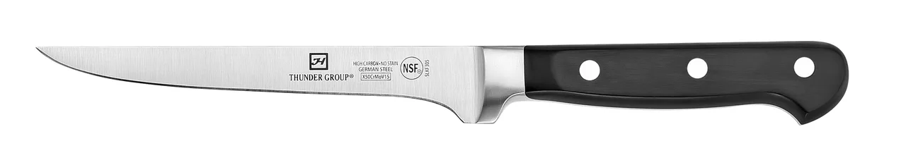 Thunder Group SLKF305 Boning Knife, 6" Blade, Forged, German Steel