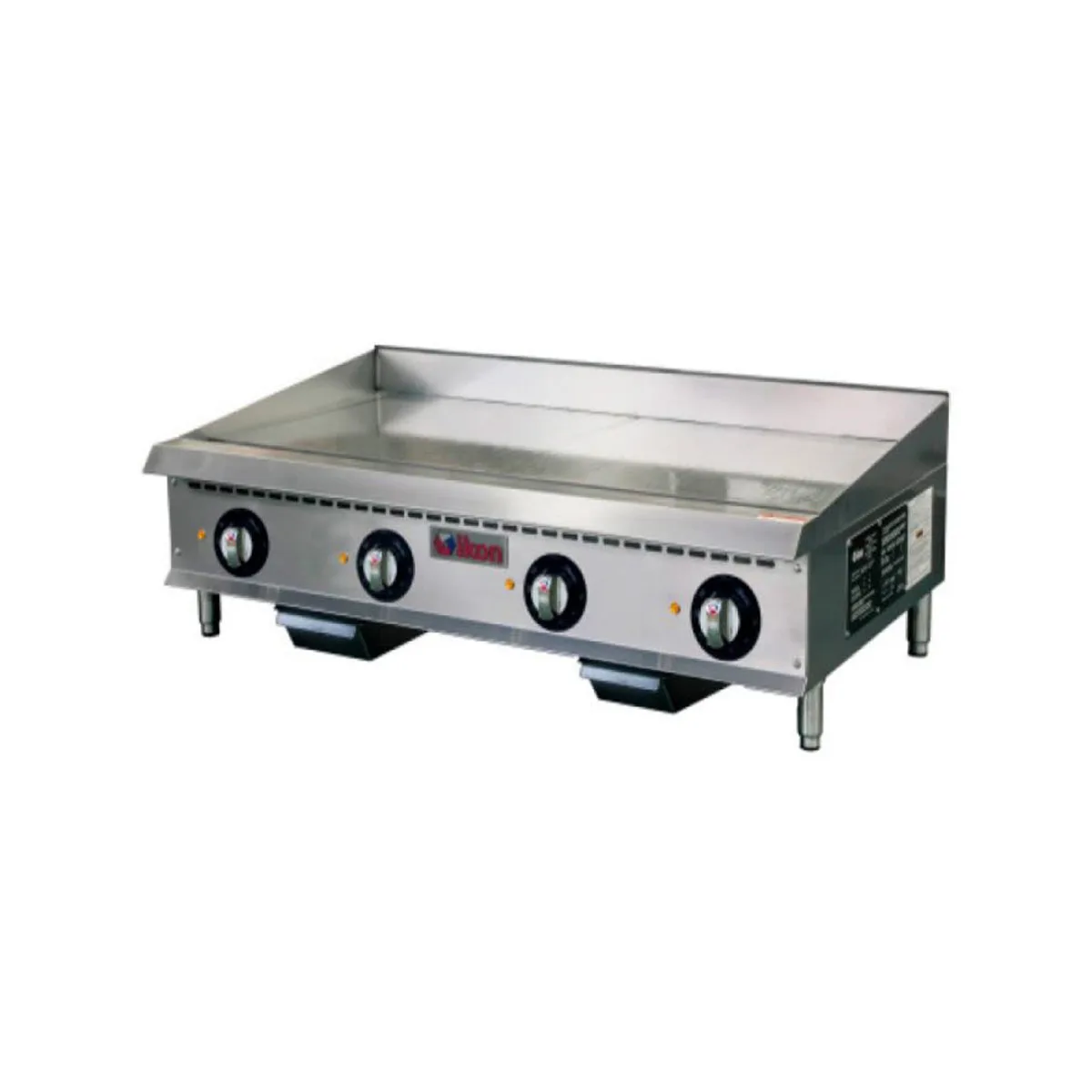IKON ITG-48E 48" Countertop Electric Griddle with 48" x 21" Surface, Thermostatic, 1" Thickness, 208/240v