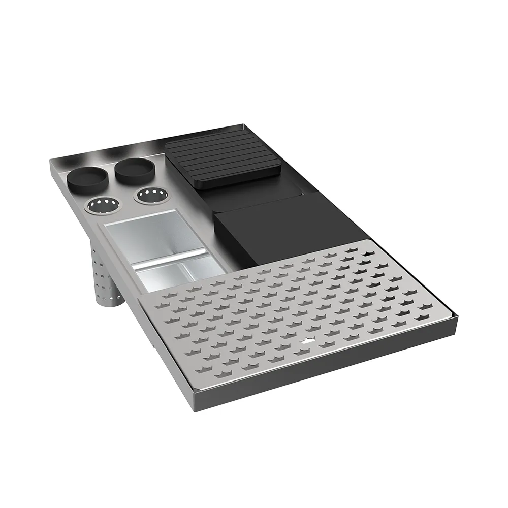 Krowne MW-CF12 Movewell Coffee Modular Insert, 12"W X 21"D, Stainless Steel