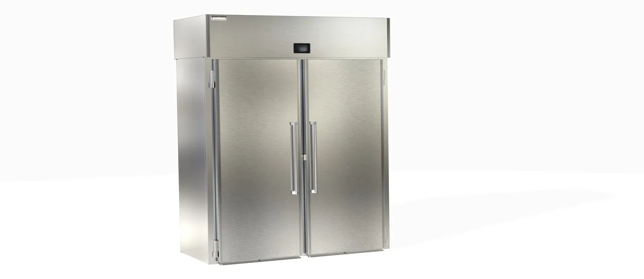 Delfield DSLHRT2-S 2-Section Heated Holding Cabinet, 4 Solid Doors, 72.4 cu ft, Stainless Steel