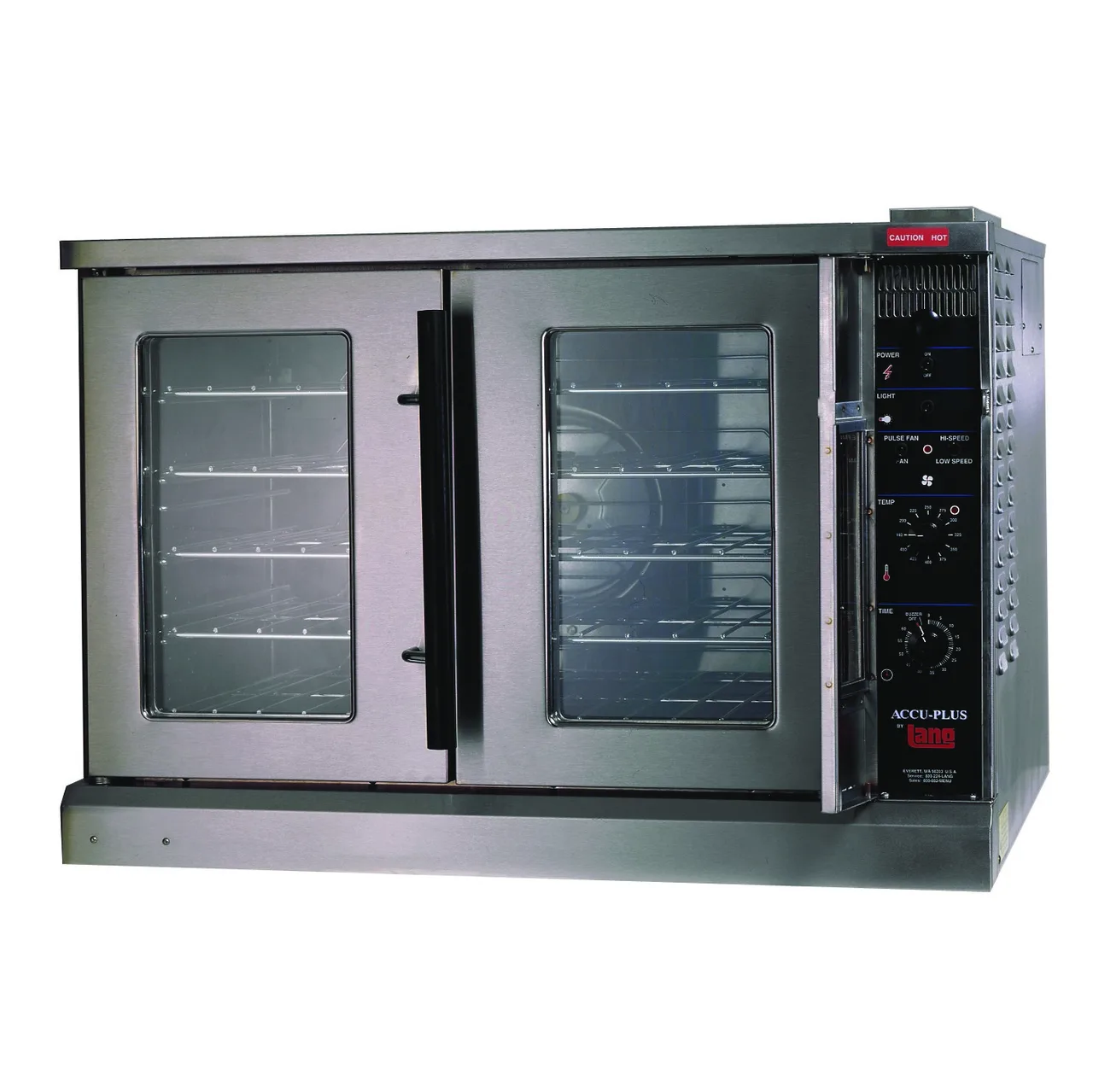 Lang ECOF-AP1 Single-Deck Full-Size Electric Convection Oven w/ Solid State Controls, 5 Racks