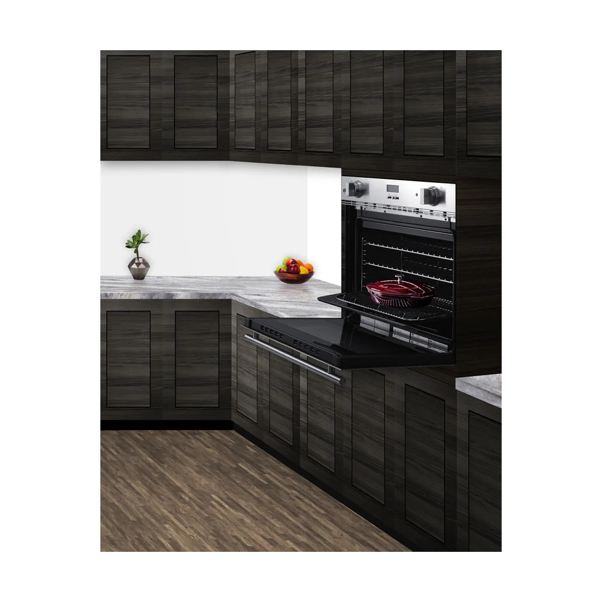 Summit SGWOGD27 Single-Deck Gas Convection Oven w/ Manual Controls, For Wall Installation