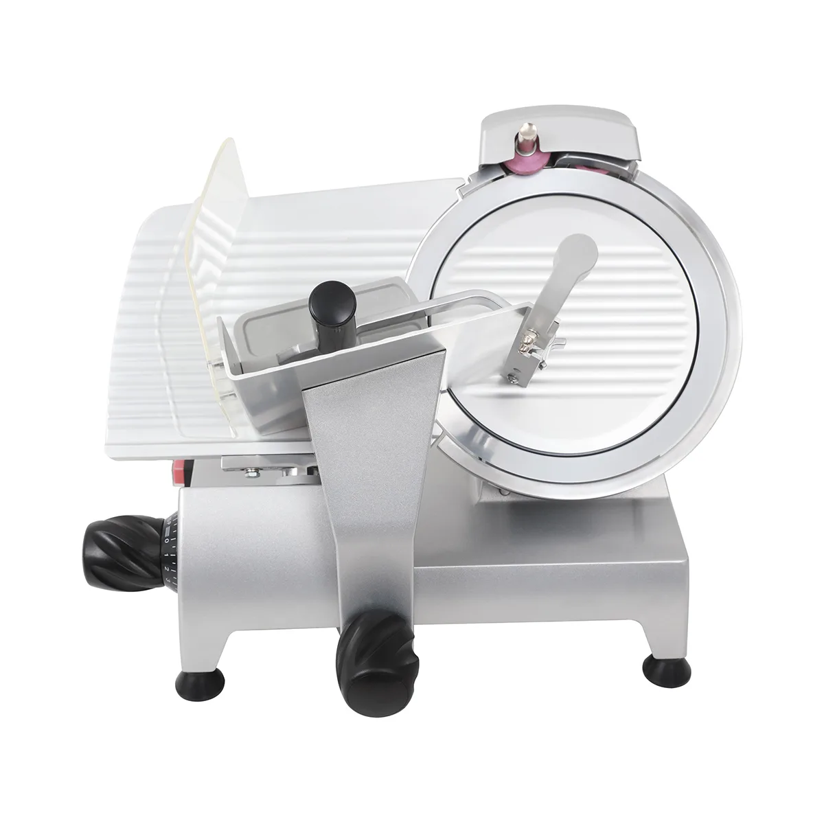 Adcraft SL-10 Meat Slicer – Gravity Feed, 10” Blade, 1/3 HP Belt-Driven, 120V, 7”x6” Cut, 5/8” Max Thickness, Steel Blade