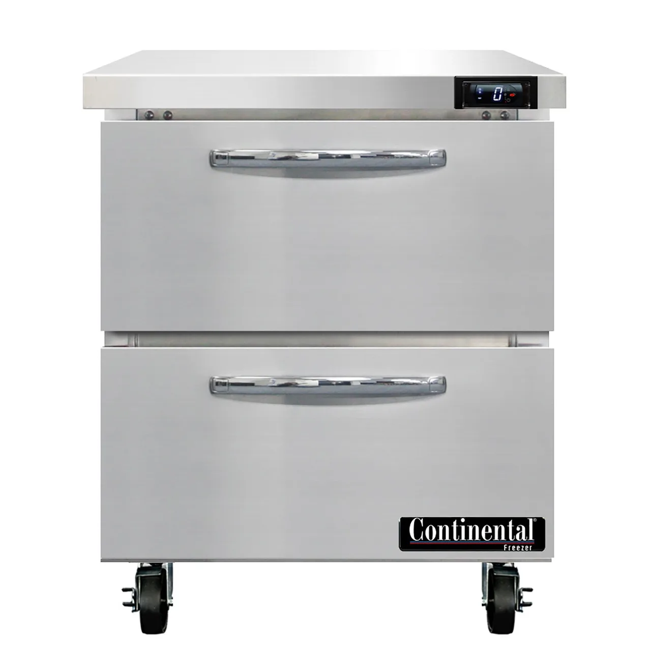 Continental Refrigerator SWF27N-D 27" 1-Section Worktop Freezer w/ 2 Drawers, 7.4 cu. ft.