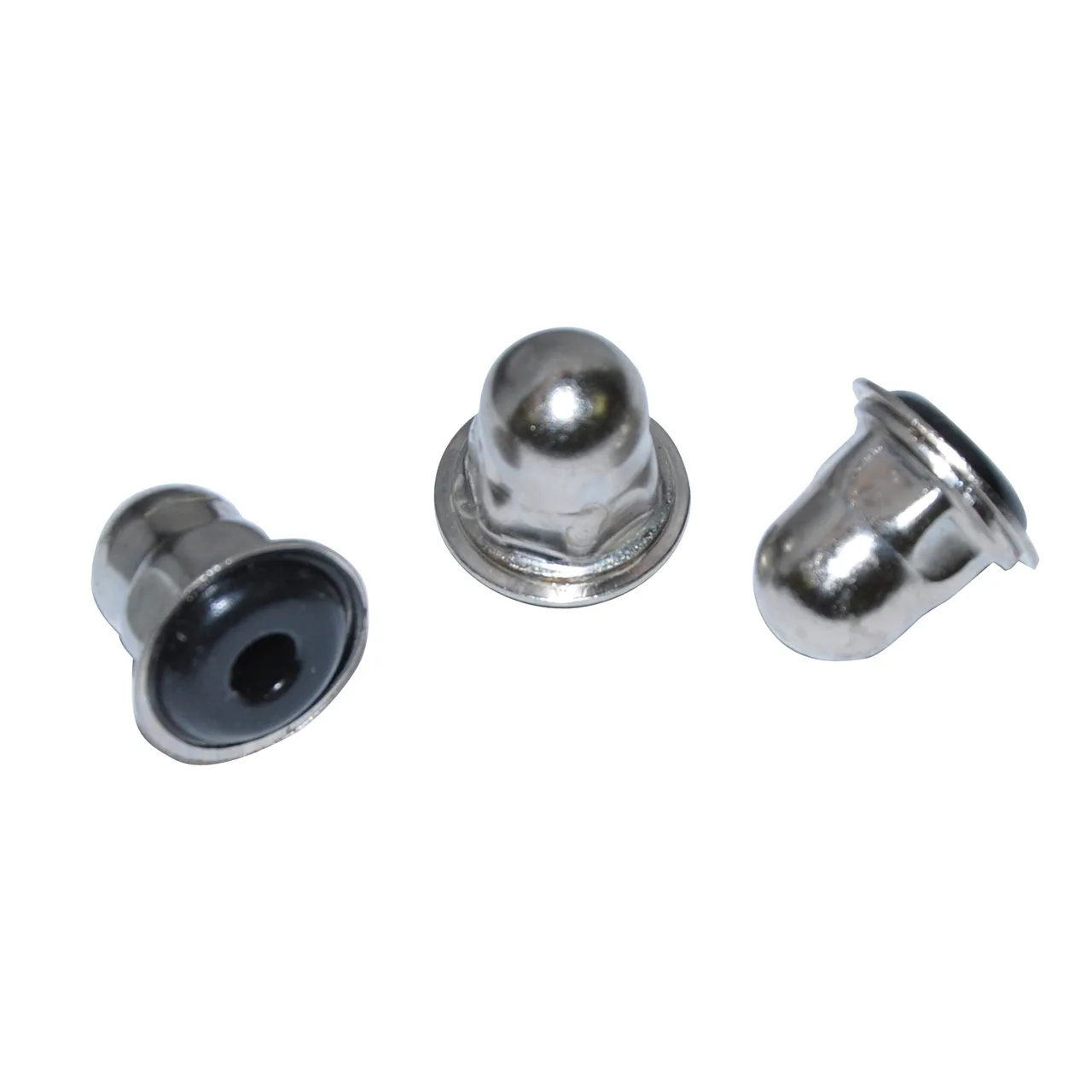 BK Resources BK-NPDN-1024S Dome Nut with Seal, #10-24, Nickel Plated