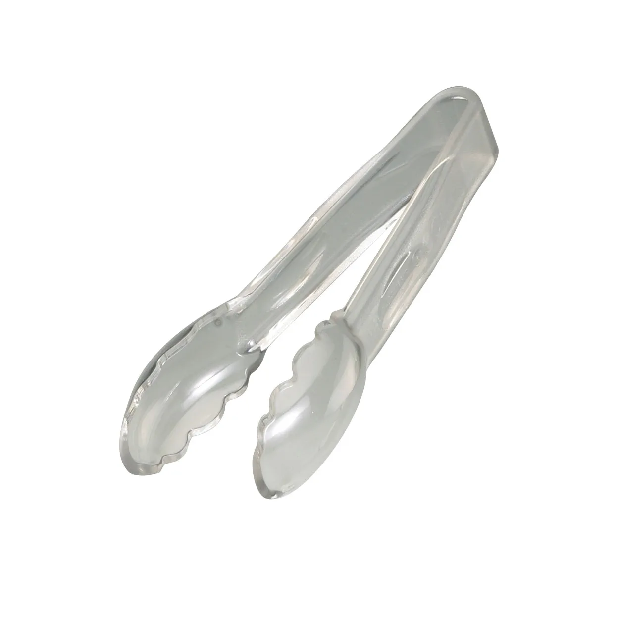 Cambro 6TGS135 Plastic Serving Tongs, 6" Clear Polycarbonate, Heat‑Resist -40°F–210°F, NSF