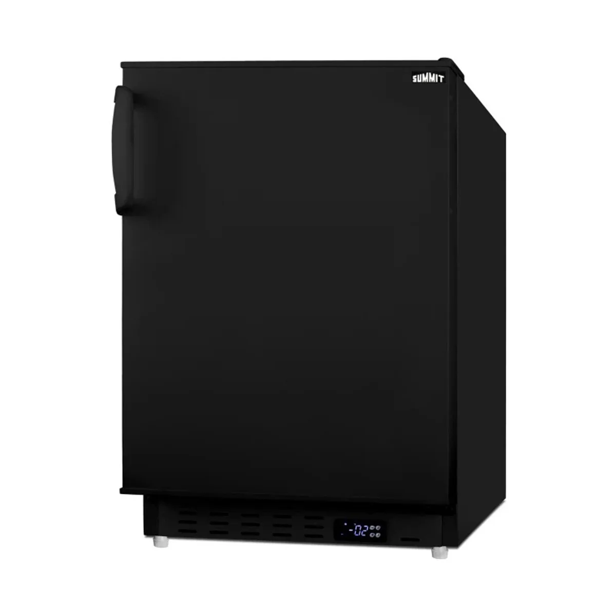 Summit ALFZ37B 20" Built-in or Freestanding Undercounter Freezer in Black, 2.68 cu. ft.