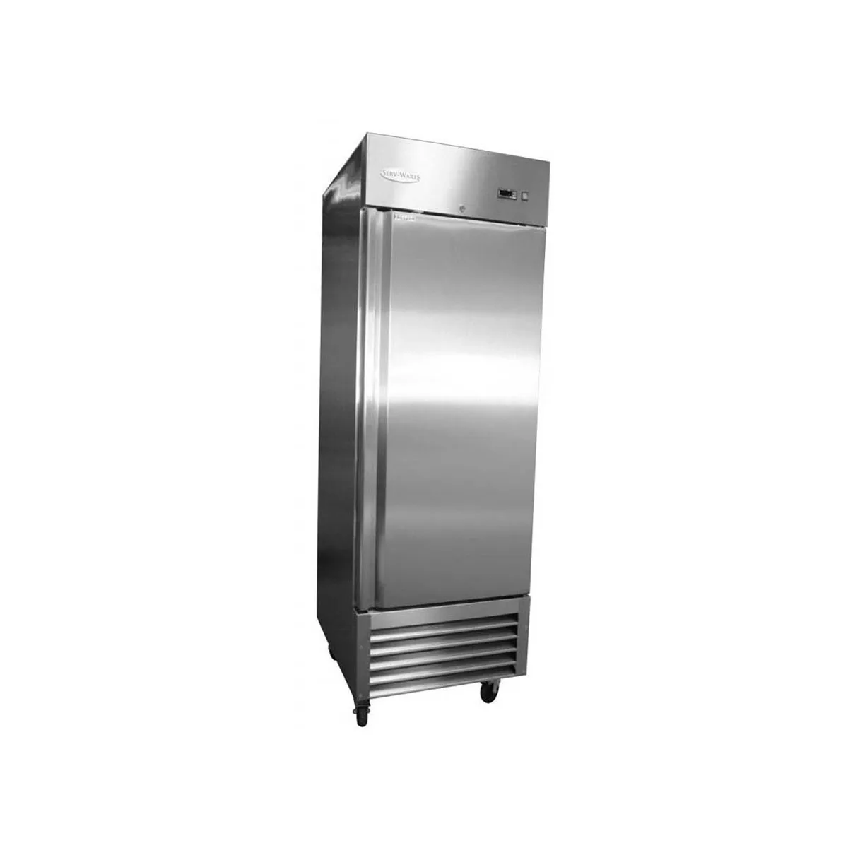 Serv-Ware RF1-19-HC 26.8" 1-Solid Door Reach-In Freezer, Bottom Mounted, 19 cu. ft., Stainless Steel Front