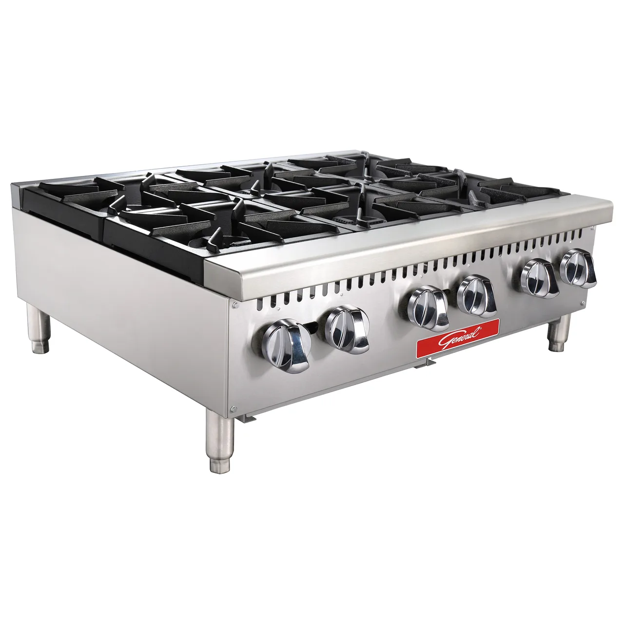 General GCHP-36-6NGS Gas Countertop Hotplate