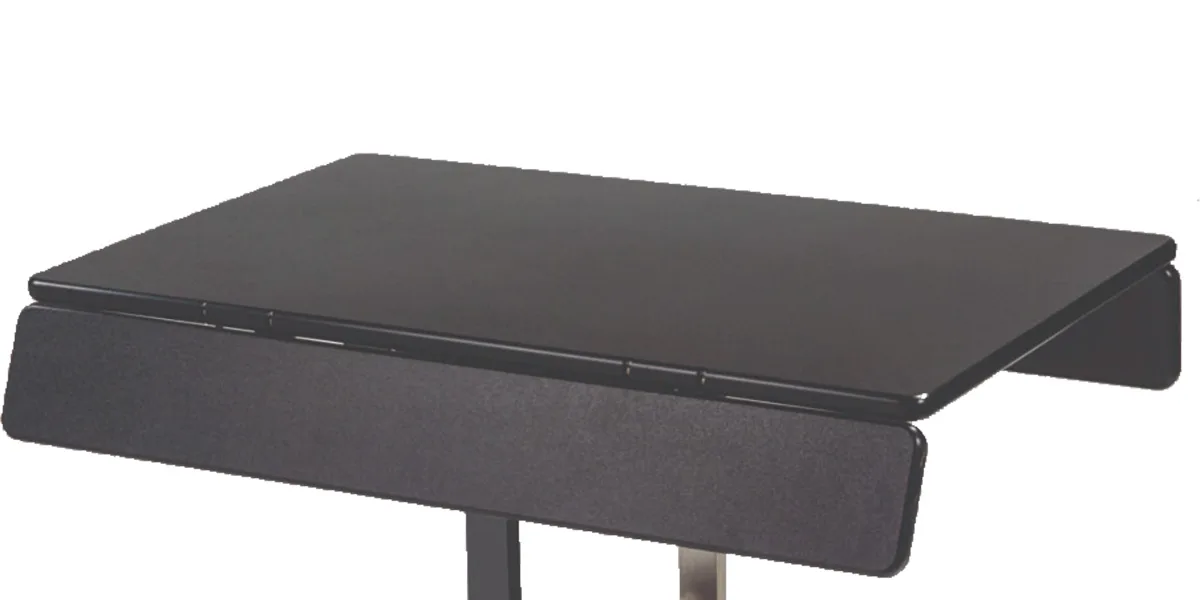 Lakeside 74410S Room Service Table, Rectangle, Tri-Fold, 40"W x 36"D x 31"H, Chrome Frame