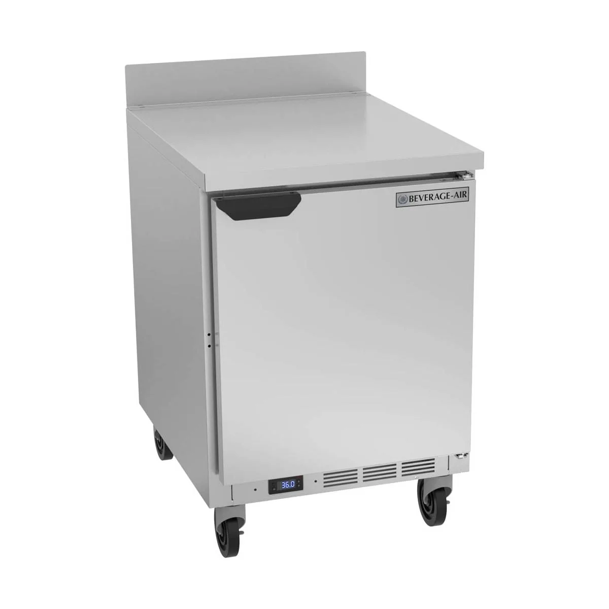 Beverage Air WTR24AHC-FIP 24" 1-Section Worktop Refrigerator w/ 1 Door, 5.16 cu. ft.