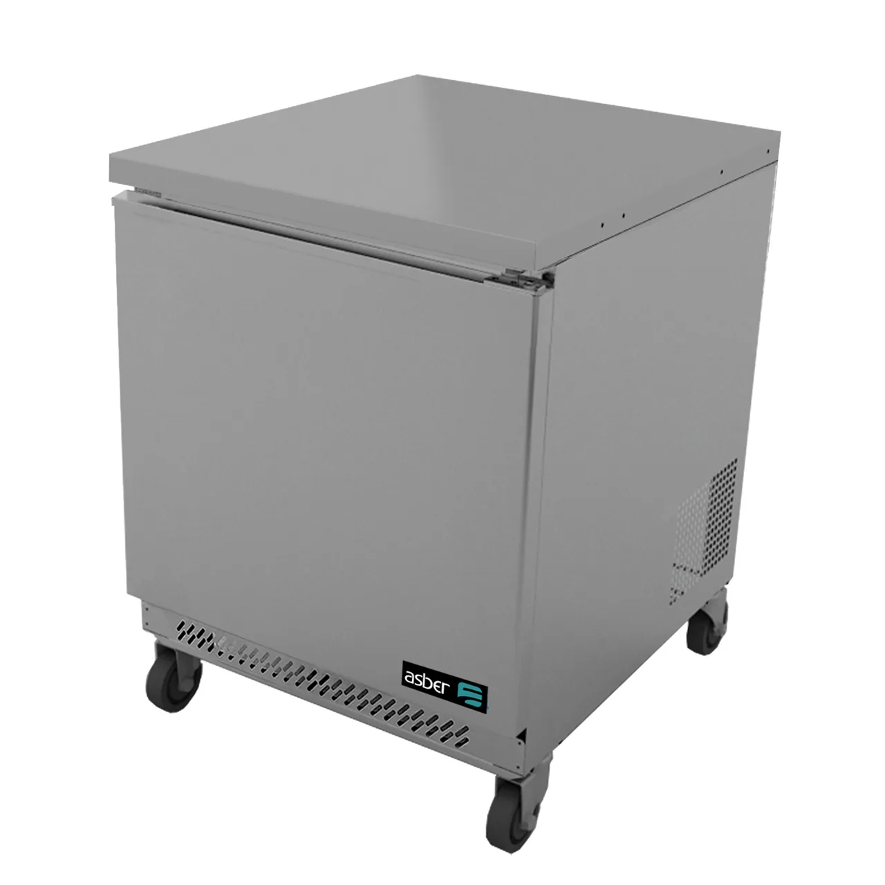 Asber AUTF-27 HC 27" 1-Section Undercounter Freezer w/ 1 Door, 6.4 cu. ft.