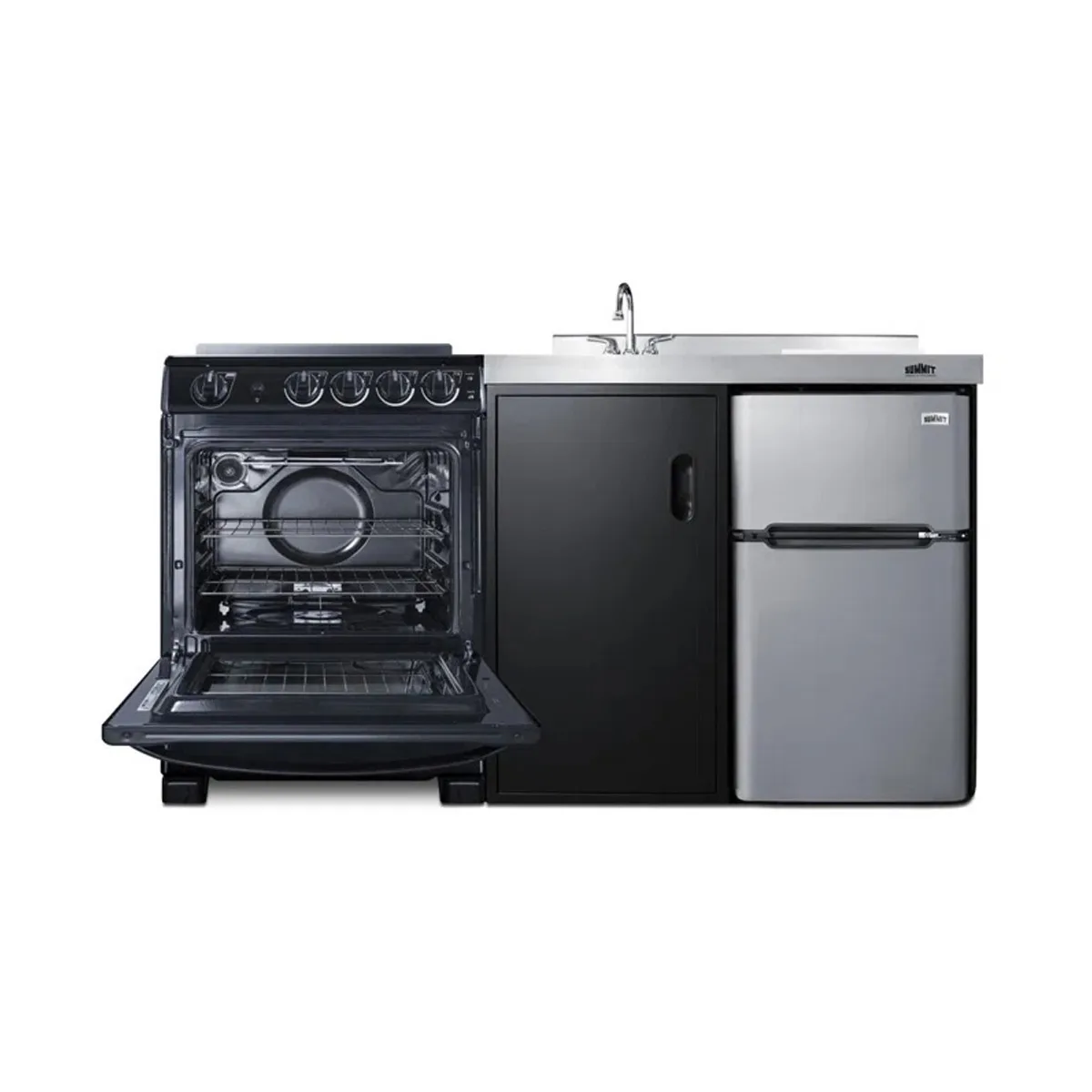 Summit ACK63ELSTB All-In-One Combination Kitchenette