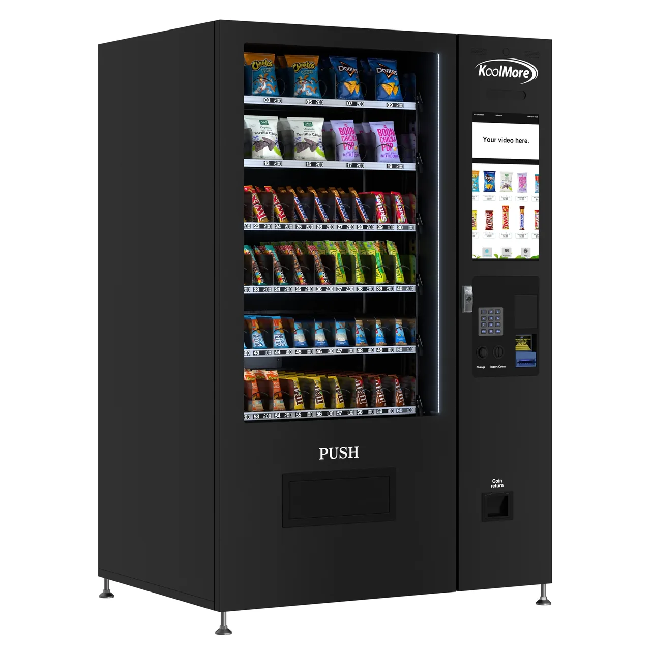 Koolmore KM-VMNT-50-B Non-Refrigerated Snack Vending Machine